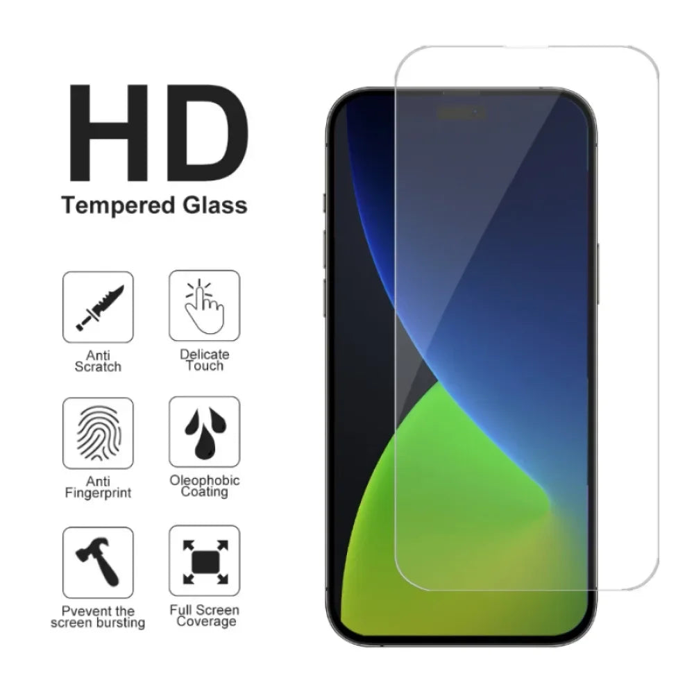 Anti Scratch Unbreakable Tempered Glass For Iphone 15 14 12 13 11 Pro Max Screen Protector For Iphone 6 7 8 Xr X Plus Glass - Sun Studio
