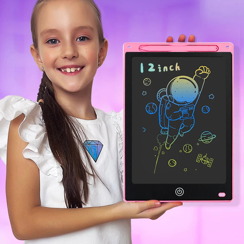16/12/10/8.5/8.2/6.5/4.5inch LCD graphic tablet,color drawing tablet,3 4 5 6 7 8years kids birthday gifts/Christmas/travel toys - Sun Studio