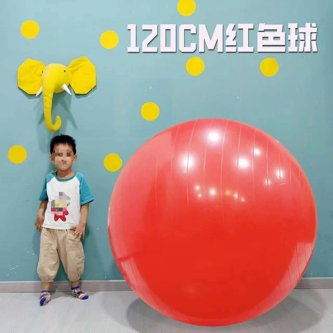 Massage Yoga Ball  120cm Pilates Gym Ball Fitness Ball Pump - Sun Studio