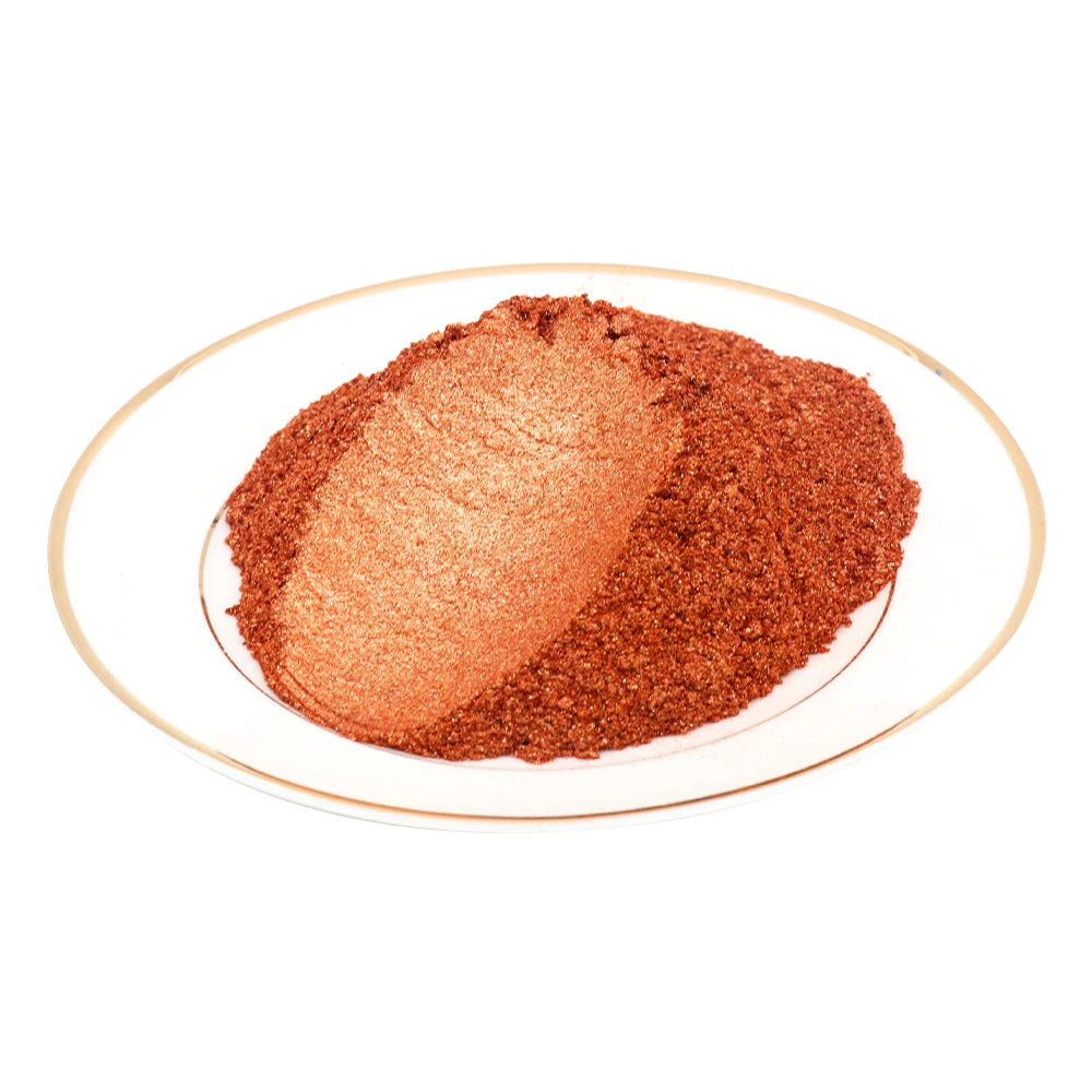 100 Gramm perlmuttfarbenes Pulver Harzpigment natürliches Mica-Mineral-Pulver DIY Seifen Epoxidharz Farbstoff Schmuckherstellung Make-up-Zubehör