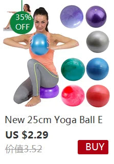 New 25cm Yoga Ball Exercise Gymnastic Fitness Pilates Ball Balance Exercise Gym Fitness Yoga Core Ball Indoor Training Yoga Ball - Sun Studio