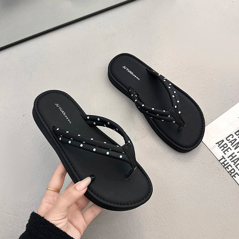 Women's Sandals Summer New Beach Flat Shoes Casual Comfortable Non-Slip Wear-Resistant Slippers Zapatillas Mujer - Sun Studio