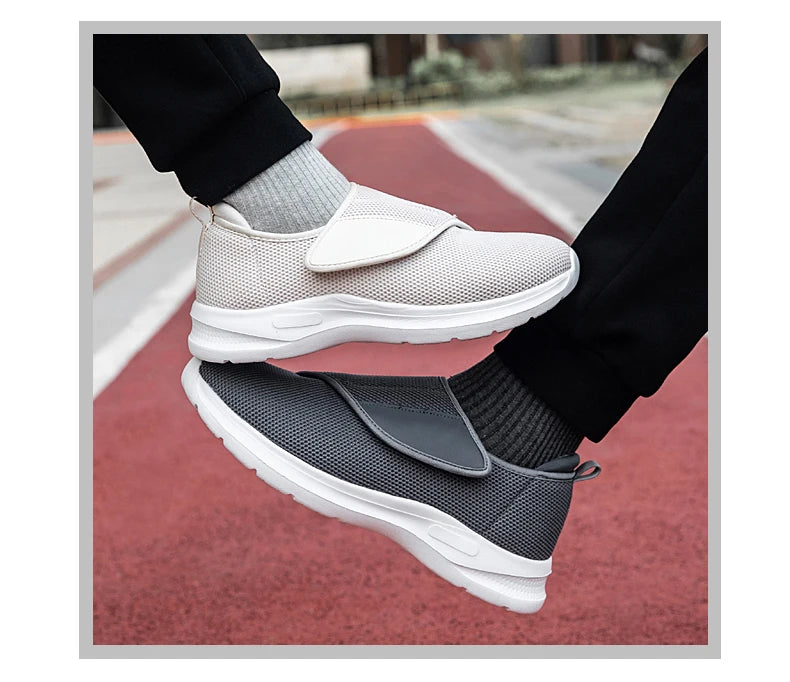 Winter Women Orthopedics Wide Feet Swollen Walking Casual Shoes Thumb Eversion Adjusting Soft Comfortable Diabetic Man Shoes - Sun Studio
