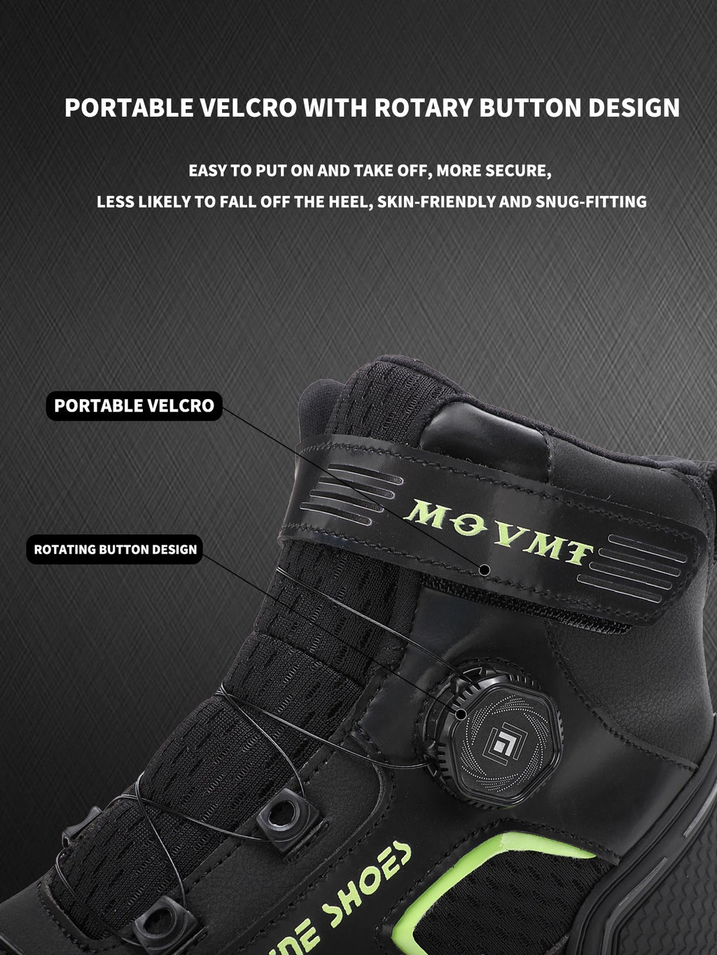 Motorcycle Riding Shoes Men's Breathable Leather Boots Casual Comfortable Slip-On Ankle Boots for Urban Cycling - Sun Studio