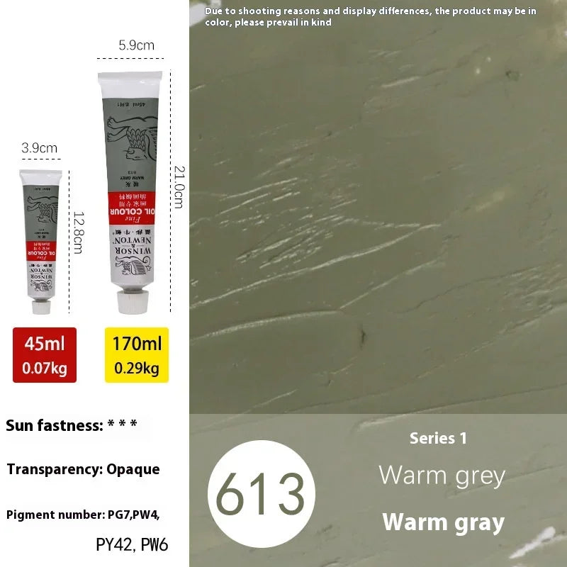 45ml Ölmalerei Transparente Tube Schnell trocknend Weiß Gold Silber Professionelle Farbmalbedarf für Künstler Studenten Anfänger