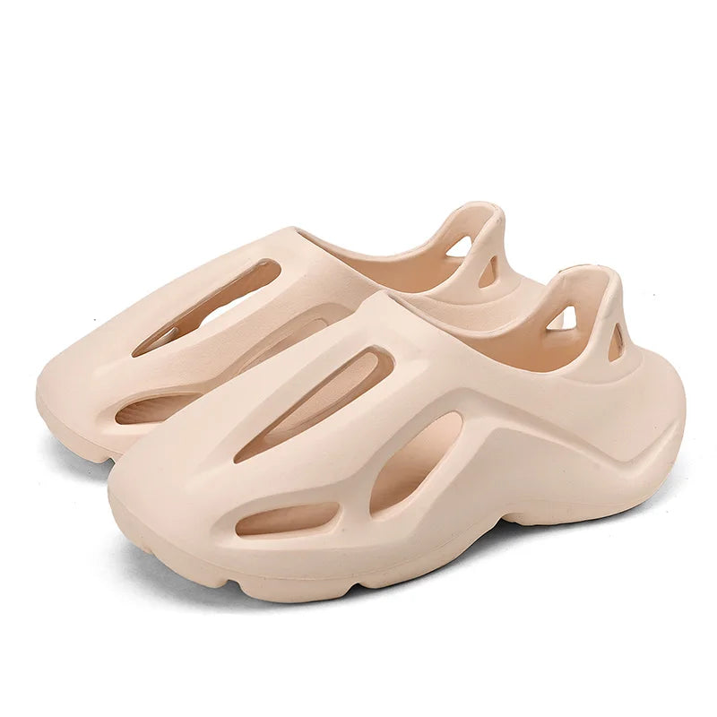Sommer Herren Damen Hausschuhe Camouflage Plattform Outdoor Clogs Schuhe Strand Sandalen Männlich Weiche EVA Innen Zuhause Rutschen Liebhaber Flip Flops