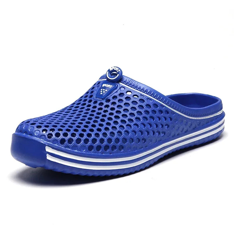 YRZL Sommer Herren Sandalen Leichte EVA Herren Freizeit Schuhe Lochschuhe Clogs Liebhaber Zuhause Garten Outdoor Männliche Strand Flache Hausschuhe