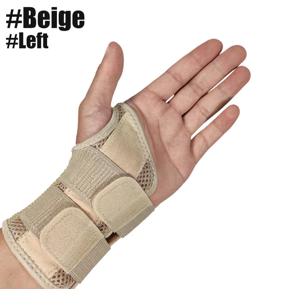 Fitness Thumb Wrist Brace Wraps Carpal Tunnel Arthritis Tendonitis Sprain Wrist Support Bandage Gym Home Sports Hand Protector - Sun Studio
