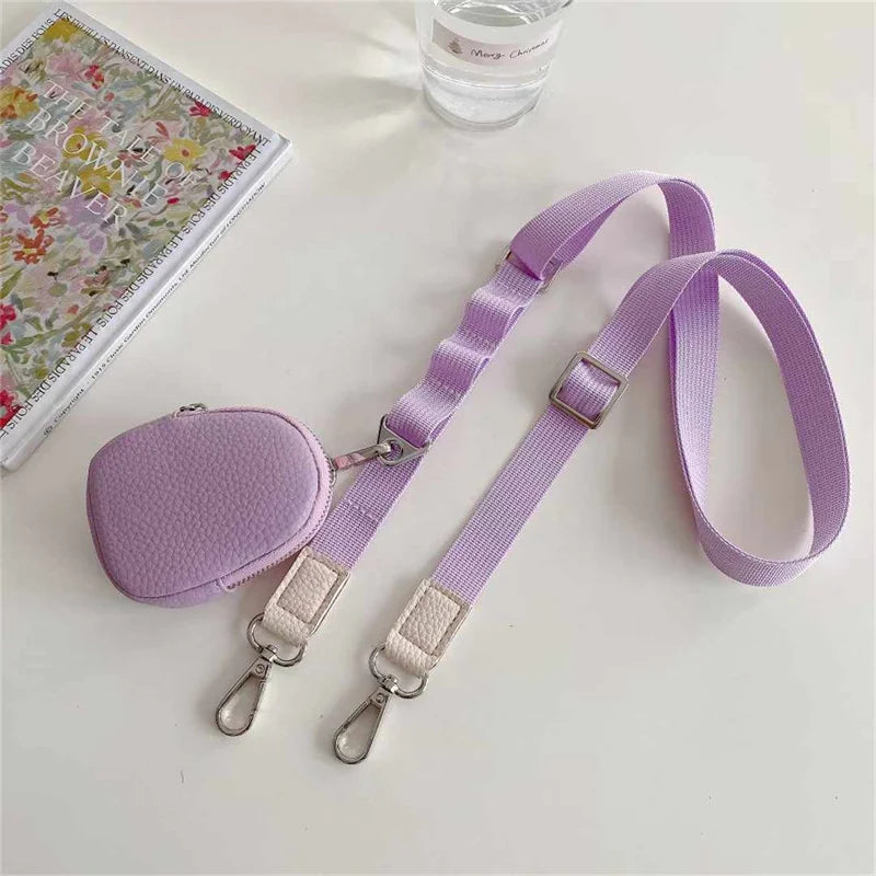Stylish Mobile Phone Strap Zippered Pocket Anti-drop Phone Case Zippered Lanyard Wallet Adjustable Crossbody Wallet Long Lanyard - Sun Studio