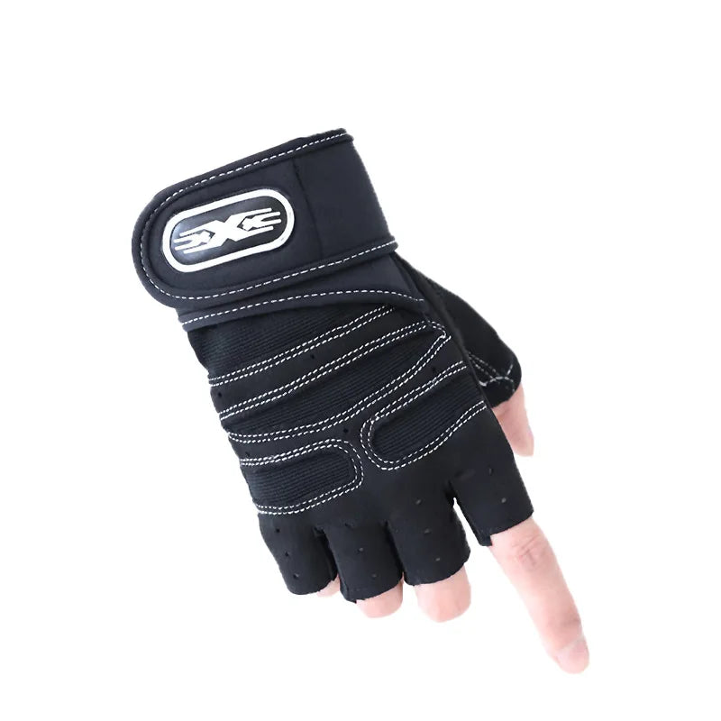 Gym Gloves for Men Women Fitness Weight Lifting Wristband Gloves Body Building Training Sports Exercise Cycling Glove Shockproof - Sun Studio