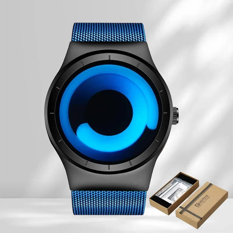 NEUE Kreative Quarz Uhren Männer Top Mode Marke Freizeit Edelstahl Mesh Band Unisex Uhr Uhr Männlich weiblich Gentleman Geschenk