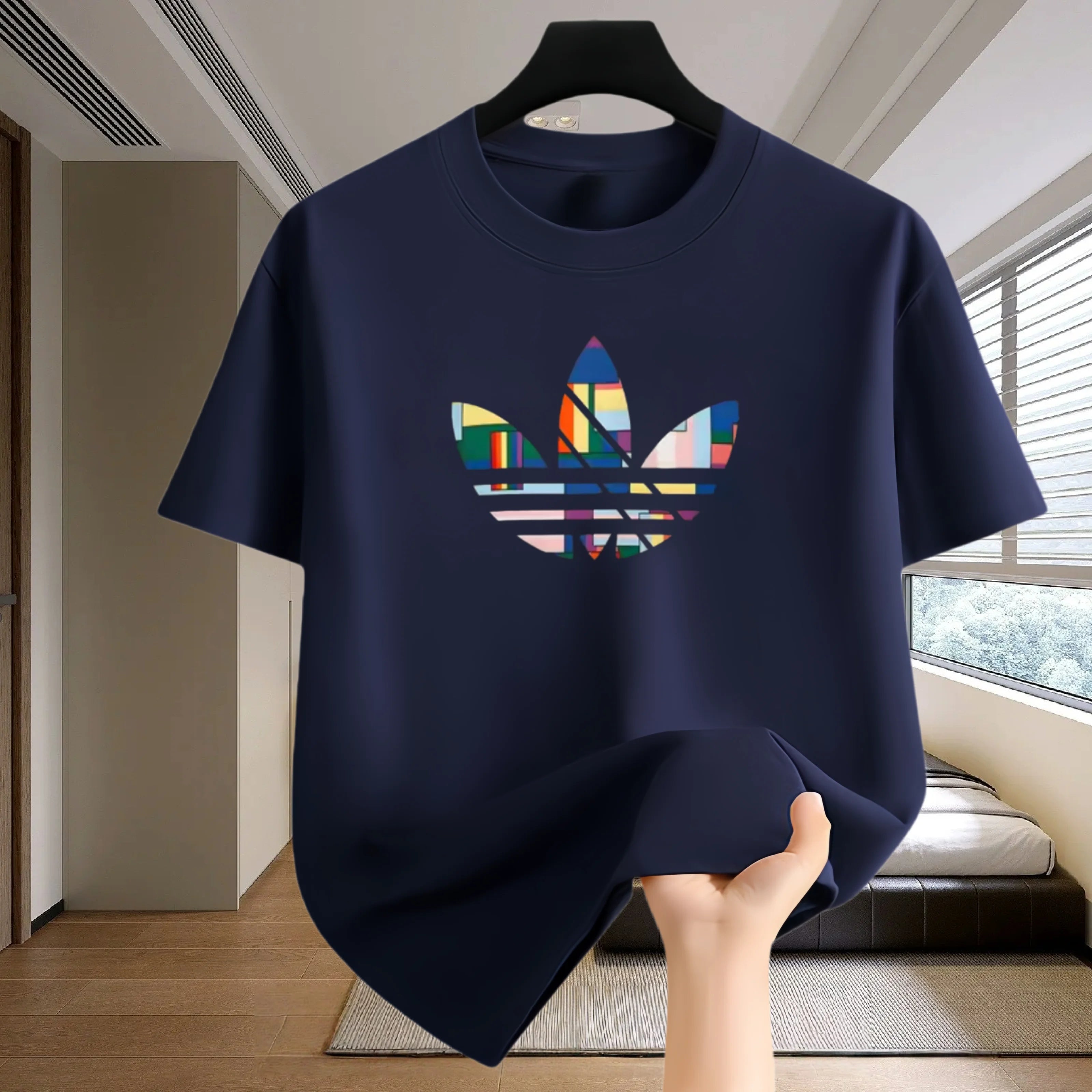Fitness T-shirt - Summer breathable sportswear - Short-sleeved outdoor running - Men's T-shirt - Tennis plus-size clothing - Tra - Sun Studio