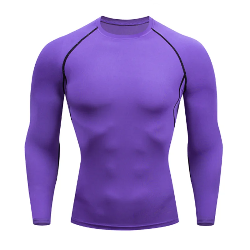 Fitness clothes men's outdoor sports quick drying short sleeved t-shirt training pro running stretch tight fitting clothes yoga - Sun Studio
