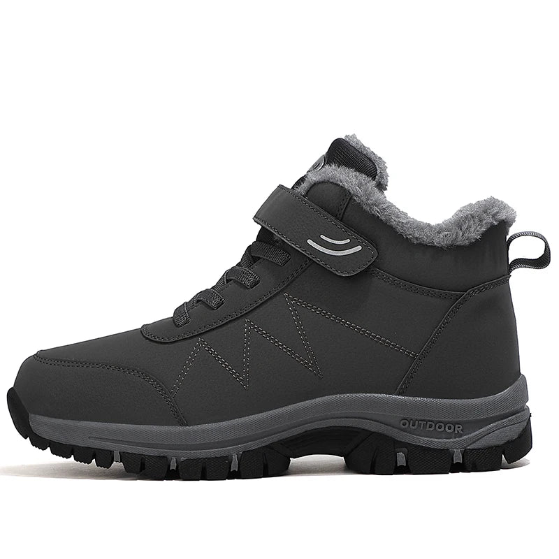 Men Top Quality Casual Snow Boots Waterproof Warm Winter Shoes Men Hiking Boots Outdoor Mountain Climbing Sneaker Man Trekking - Sun Studio