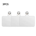 1/3/5/10Pcs Mobile Phone Anti-lost Lanyard Card Gasket Universal Transparent Clip Detachable Phone Hanging Cord Strap Tether Pad - Sun Studio