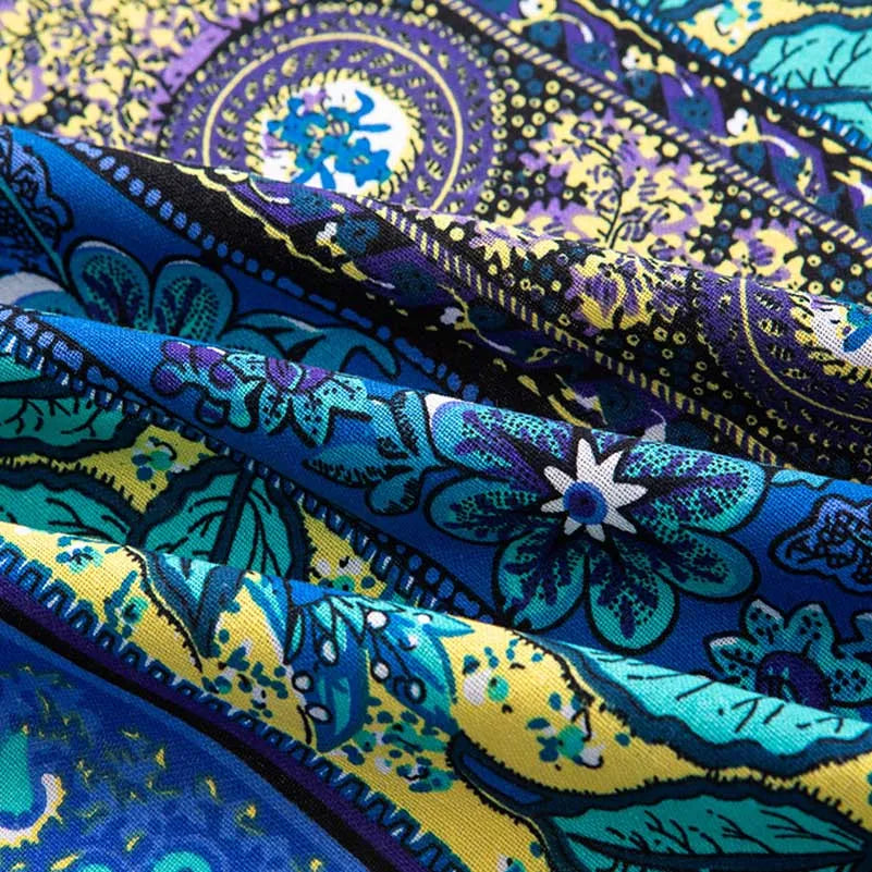 Bohemian Stoff Ethnisch Vintage Retro Boho Bedruckte Baumwolle Leinen Wohnkultur Polstertextil
