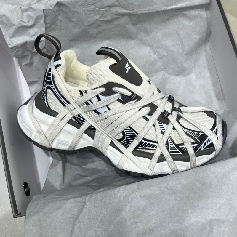 Large Size Casual Trainers Luxury Designer Unisex Shoes Chunky Heel Platform All Match Increasing Sport Runway Sneakers Female - Sun Studio