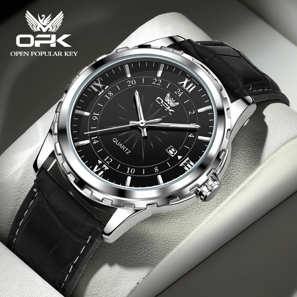 OPK Brand Men's Watches Stainless steel Roman Scale 6003 - Sun Studio
