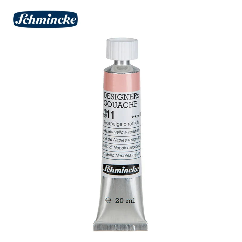 Germany Schmincke Designer Gouache Paint Tube 20ml Opaque Gouache Paint Professional Artist 48 Colors Drawing Art Supplies Cute - Sun Studio