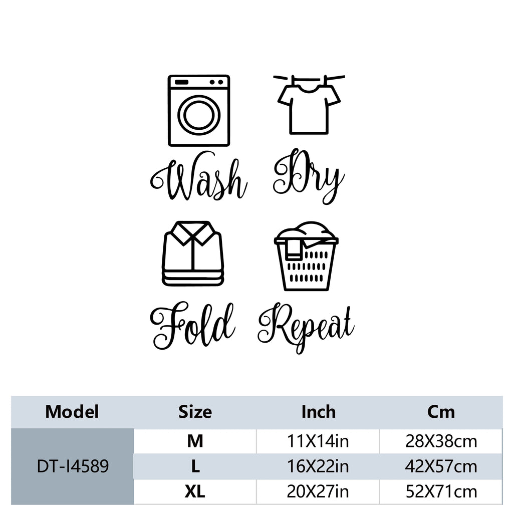 1 pc Laundry room New Wall Decal Art Vinyl Stickers For Home Decor Living Bedroom Decoration Accessories Murals - Sun Studio
