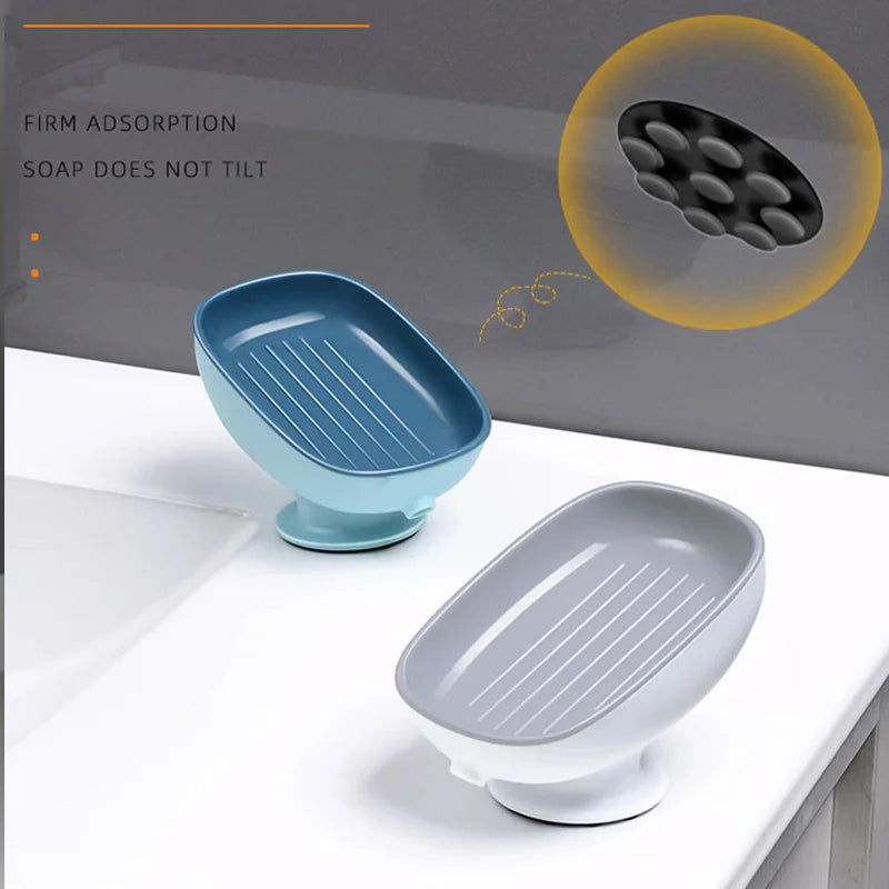 Soap Storage Box – PS Material, Uncovered, Double-Layer with Drainage Plate, Detachable - Sun Studio