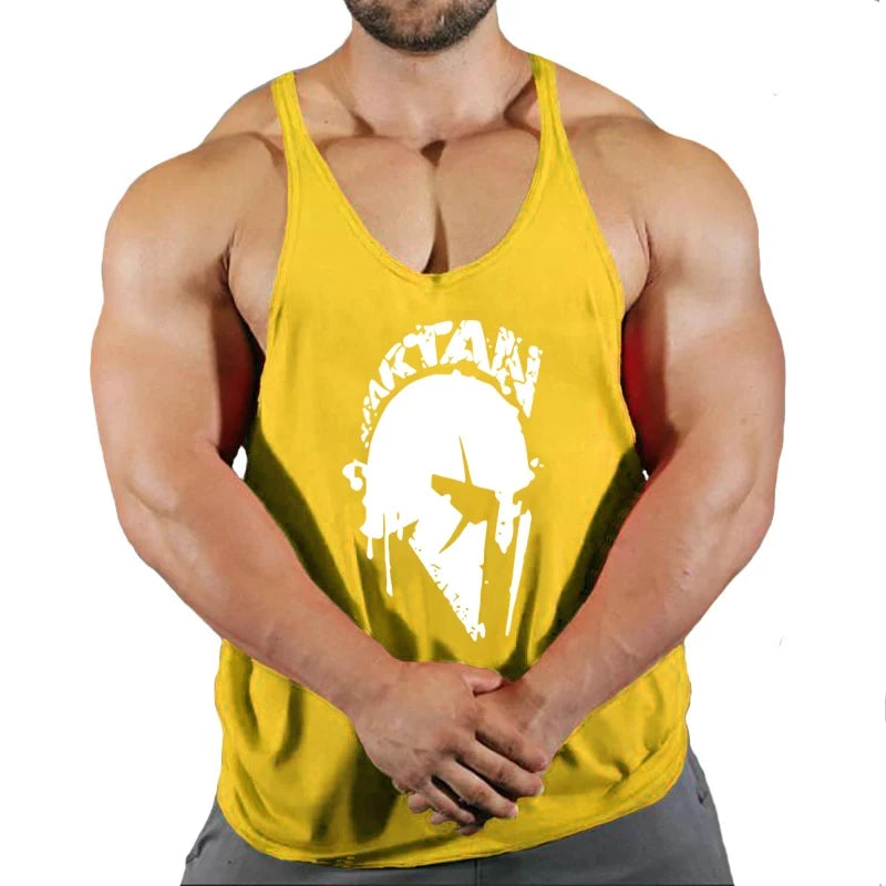 Gym Man Workout Bodybuilding Shirt Men Singlets Stringer Undershirt Vests Tank Top Vest Men's Brand Clothes Clothing Muscle Gyms - Sun Studio