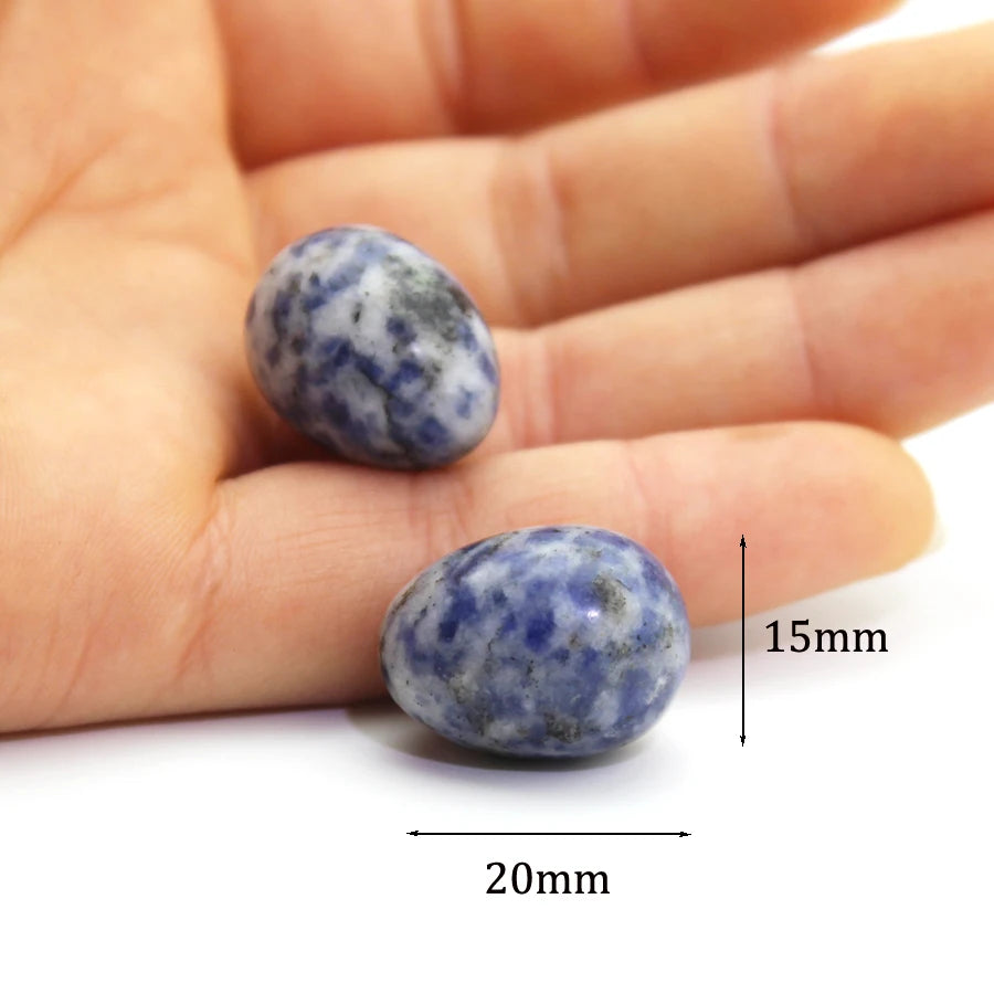 Natural Agate Stone Mineral Crystal Ball Egg Quartz Rock Chakra Reiki Healing Room Home Decor Aquarium Decoration Maison Easter - Sun Studio