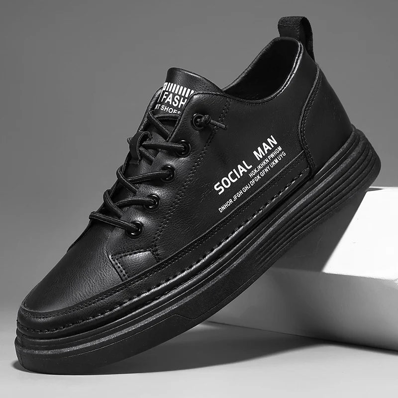 Sports Shoes Men's High-top Casual Shoes Platform Footboard Shoes Spring and Autumn Comfortable Fabrics Luxury Designer Shoes - Sun Studio