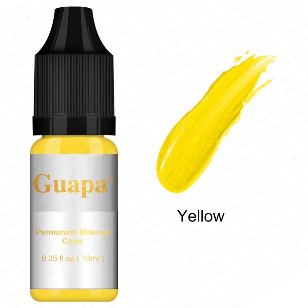 10ML Tattoo Ink Mikropigment Lippen Augenbrauen Permanente Makeup Pigment Tattoo Zubehör für Tattoo Augenbrauen Eyeliner Lippen