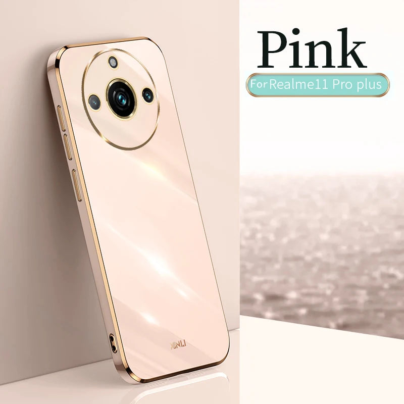For Realme 11 Pro Plus 5G Case Soft TPU Cover High Quality Anti-fingerprint Camera Protection Case For Realme 11 Pro