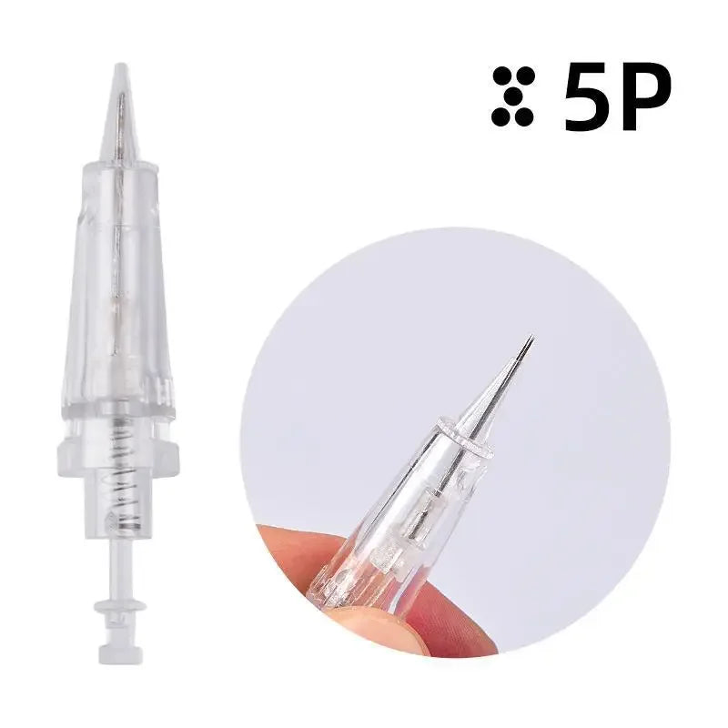 10PCS Derma Pen Bayonet Cartridge Replacement Needles Tattoo Eyebrow Lip Needles For MYM M7 N2 A1 A6 Nano Permanent Makeup Tools - Sun Studio