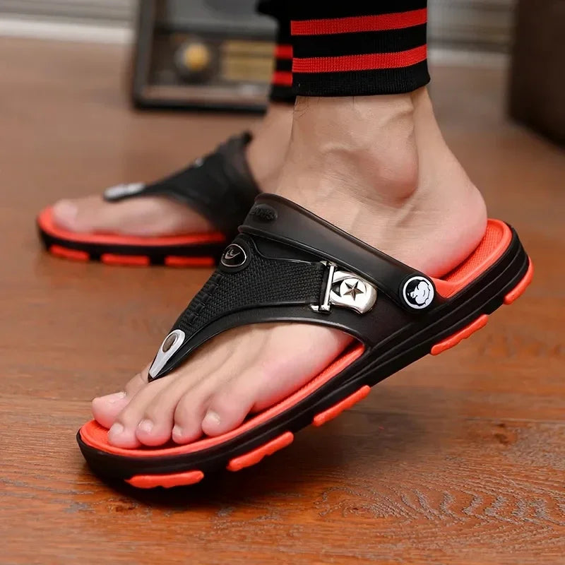 Summer Sandals Men Slippers Outdoor Beach Casual Shoes Zapatos De Hombre Indoor Durable Anti Slip Peep Toe New - Sun Studio