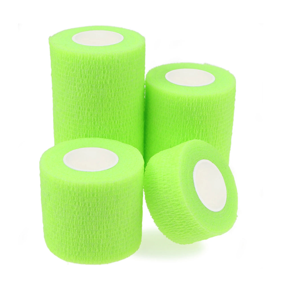24 Pieces Elastic Bandage Tapes Athletic Tape Elastoplast Sports Recovery Strapping Gym Waterproof Muscle Relief Finger Ankle - Sun Studio