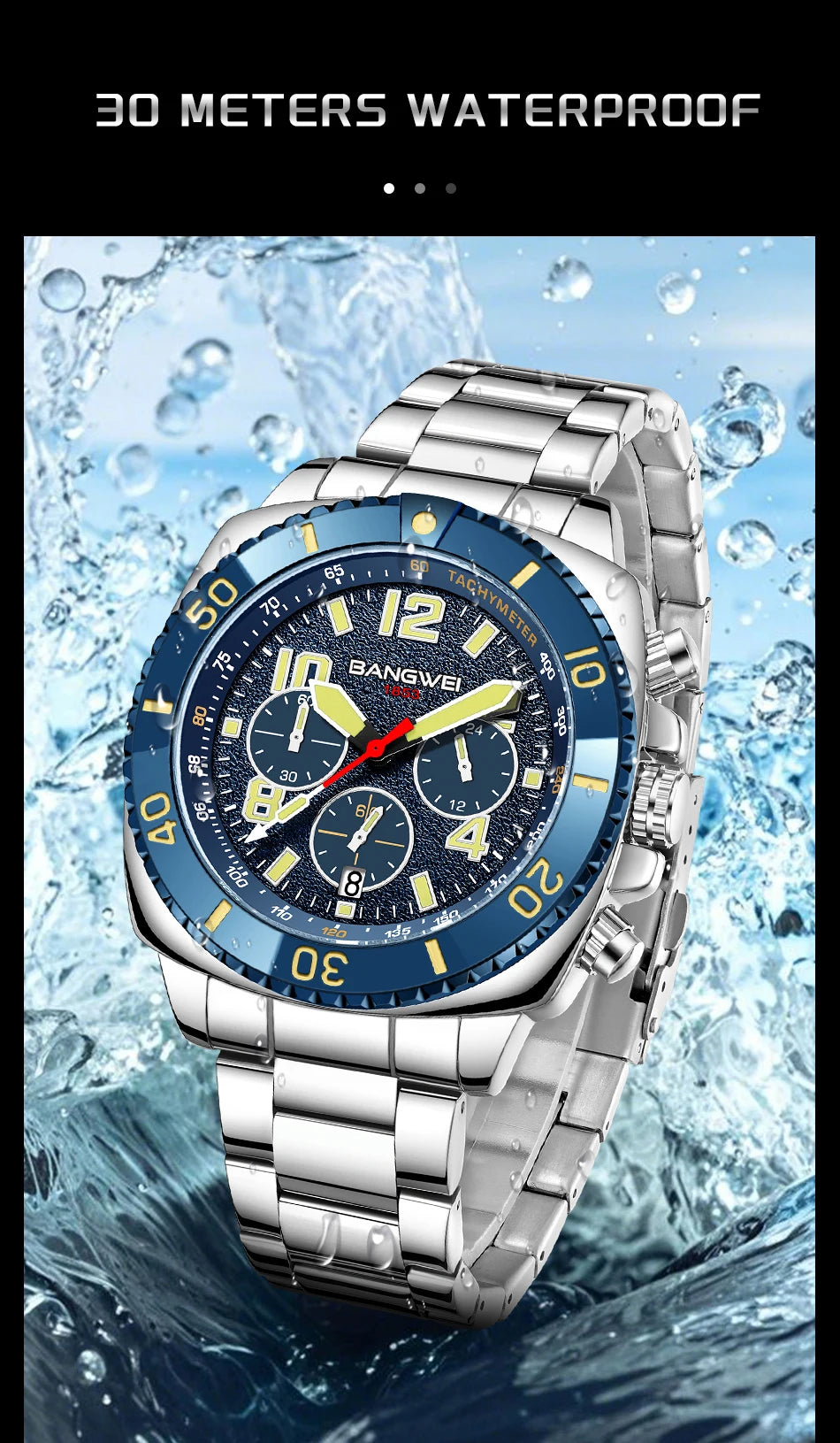 LIGE Men Military Watch Waterproof Wristwatch LED Quartz Clock Sport Watch Male Watches Men Business Clock Relogios Masculino - Sun Studio