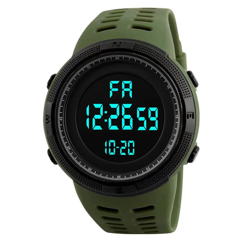 Herren Sport Uhren Luxus Digitale Uhr Stoppuhr Leuchtende Datum Woche Multifunktion Fitness Elektronische Armbanduhr Reloj Hombre