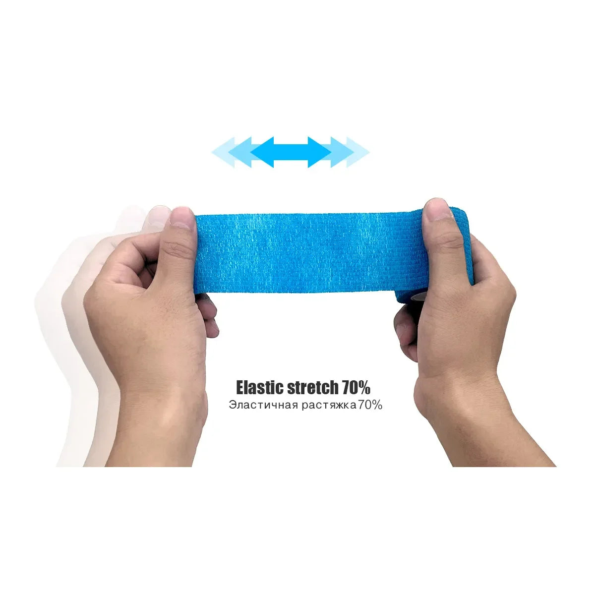 1/6pcs 5cmx4.8m Disposable Tattoo Bandage Sport Wrap Tape Self Adhesive Elastic Bandage Colors Tape Tattoo Accessories - Sun Studio