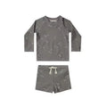 Korean Style Summer Baby Boy's Swimwear Sets Long Sleeve Round Collar Sunscreen Swimsuit+Swimming Trunks Seaside Vacation E6928 - Sun Studio