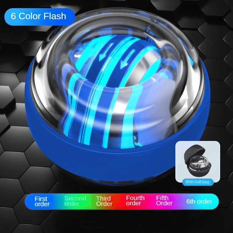 Self-start Wrist Force Ball Powerball Forearm Trainer Muscle Fitness Equipment Gyroscope Power Ball Gyro Wrist Booster Trainer - Sun Studio