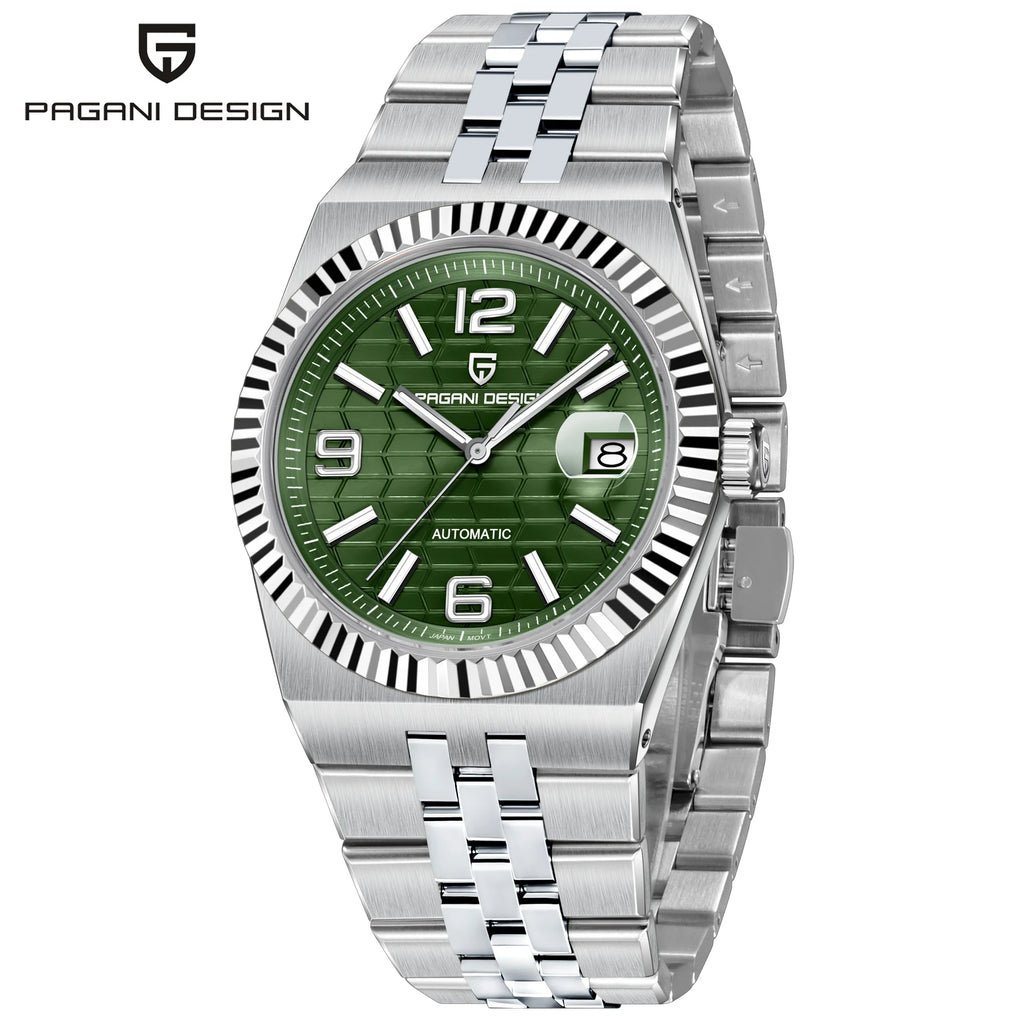 2026 New PAGANI DESIGN 3D Rhombus Dial Luxury Automatic Watch For Men Fashion Business Mechanical Wrist watches Sapphire crystal - Sun Studio