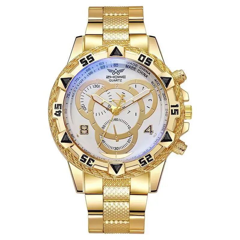 Luxury Large Dial Men Business Watches Fashion Male Analog Quartz Wristwatch Reloj Hombre - Sun Studio
