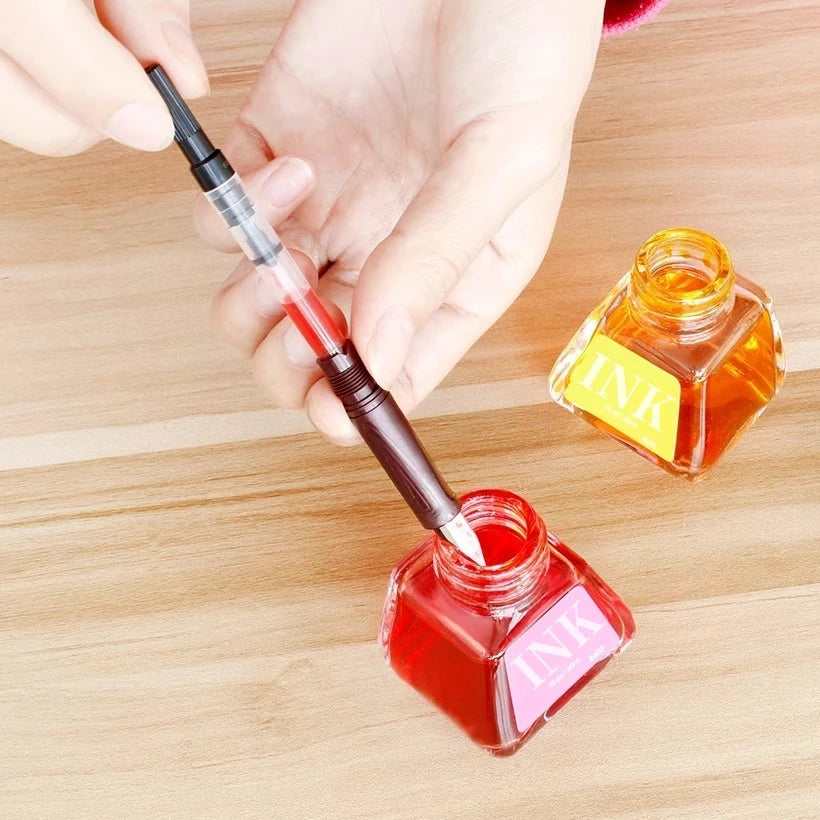 30cc Drawink Ink 16 colours Ink Dye Type Non-carbon non-clogging fountain pen ink Coloured ink Fountain pen light colour ink - Sun Studio