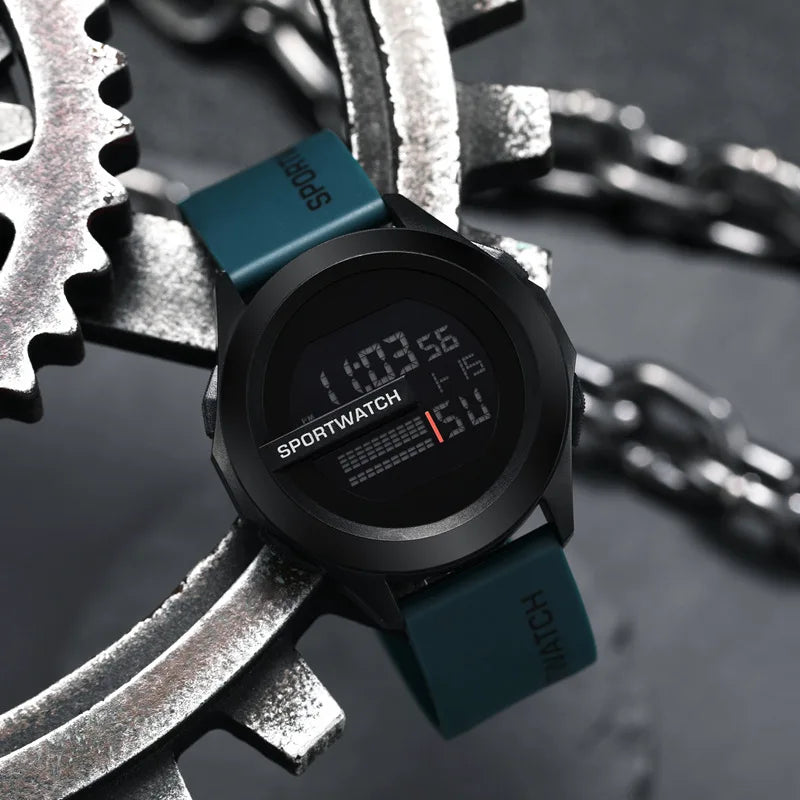 Men's Sports Watches Luxury Digital Watch Stopwatch Luminous Date Week Multifunction Fitness Electronic Wristwatch Reloj Hombre - Sun Studio