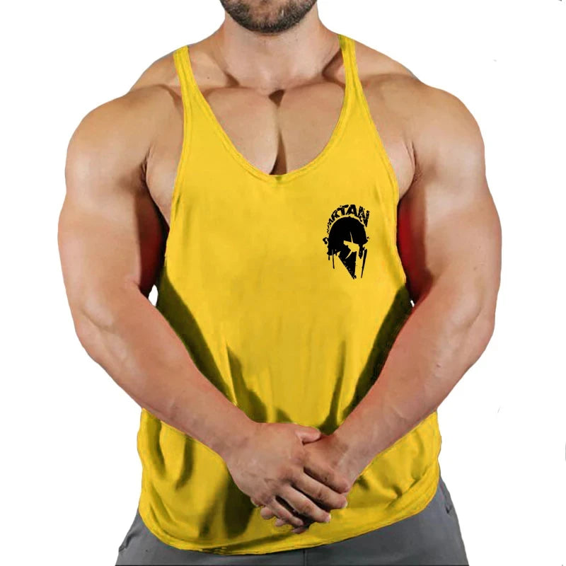 Gym Man Workout Bodybuilding Shirt Men Singlets Stringer Undershirt Vests Tank Top Vest Men's Brand Clothes Clothing Muscle Gyms - Sun Studio