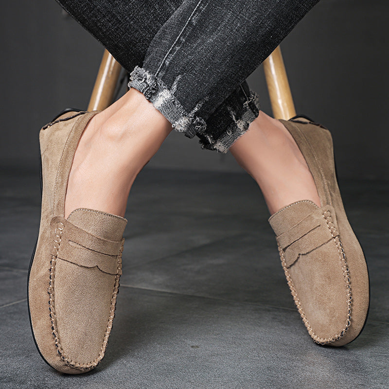 Trend Suede Men Casual Shoes Breathable Comfort Slip-on Mens Driving Shoes Fashion Men Lazy Shoes Luxury Brand Loafers Moccasins - Sun Studio
