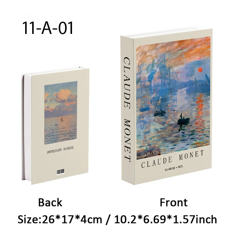 Matisse Fake Bücher zur Dekoration Aufbewahrungsbox Abstrakte Kaffeetisch Bücher Luxus Schlafzimmer Dekorative Bücher Bauhaus Boho Wohnkultur