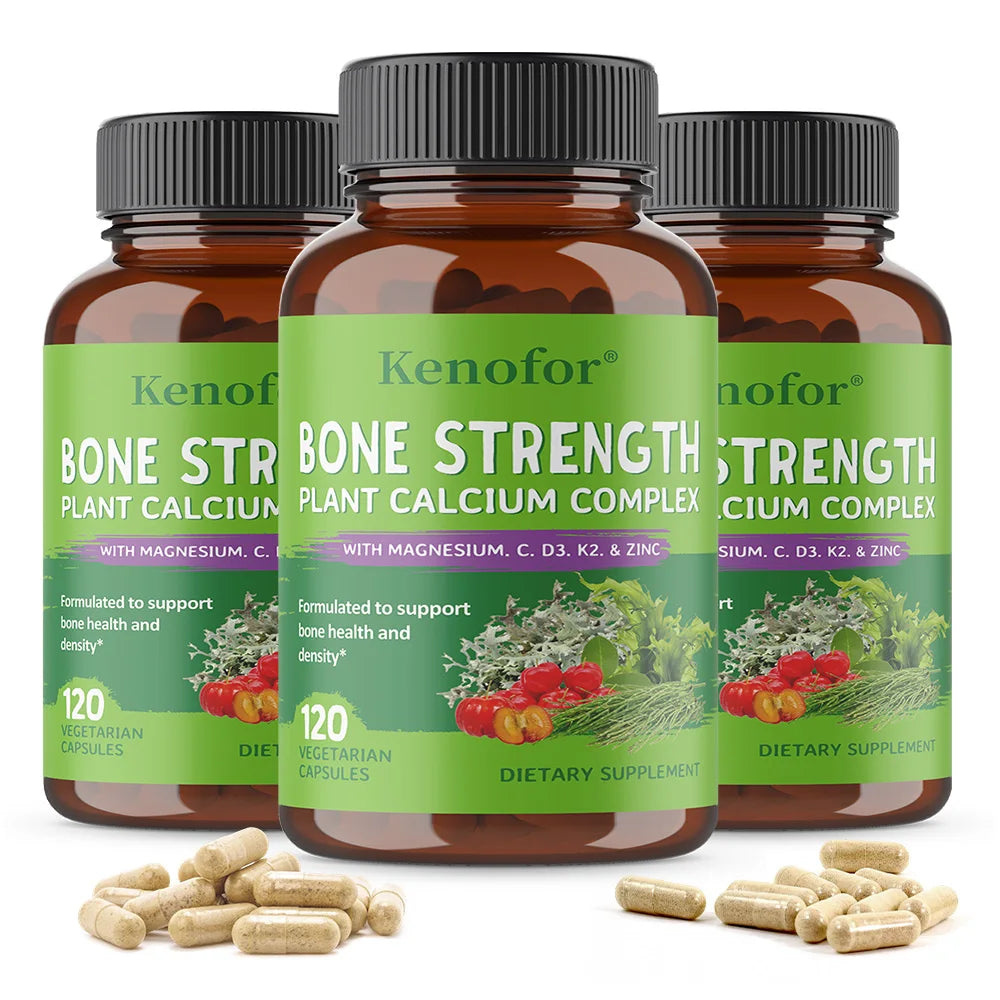 Calcium and Magnesium Supplements - for Bone Health, Nerve and Muscle Regulation, Improved Sleep, and Blood Pressure Regulation - Sun Studio