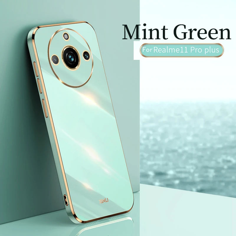 For Realme 11 Pro Plus 5G Case Soft TPU Cover High Quality Anti-fingerprint Camera Protection Case For Realme 11 Pro