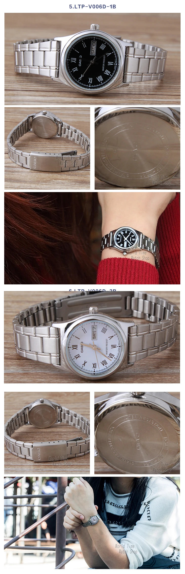 Casio watch women watches top brand luxury set Waterproof Quartz watch women ladies Gifts Clock  watch reloj mujer LTP-V006 - Sun Studio