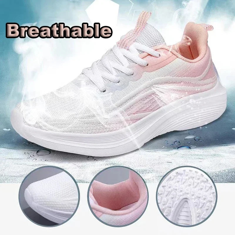 Casual Running Summer Fashion Anti Slip Hiking Mesh Breathability Athletic Shoe Tennis Woman Trend 2025 Woman Sneakers Couple - Sun Studio