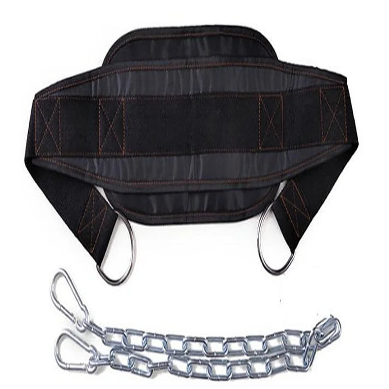 Thicker Metal Chain Weight Lifting Dip Belt Pull-up Gym Equipment Bodybuilding Musculation Exercise Crossfit Fitness Training - Sun Studio